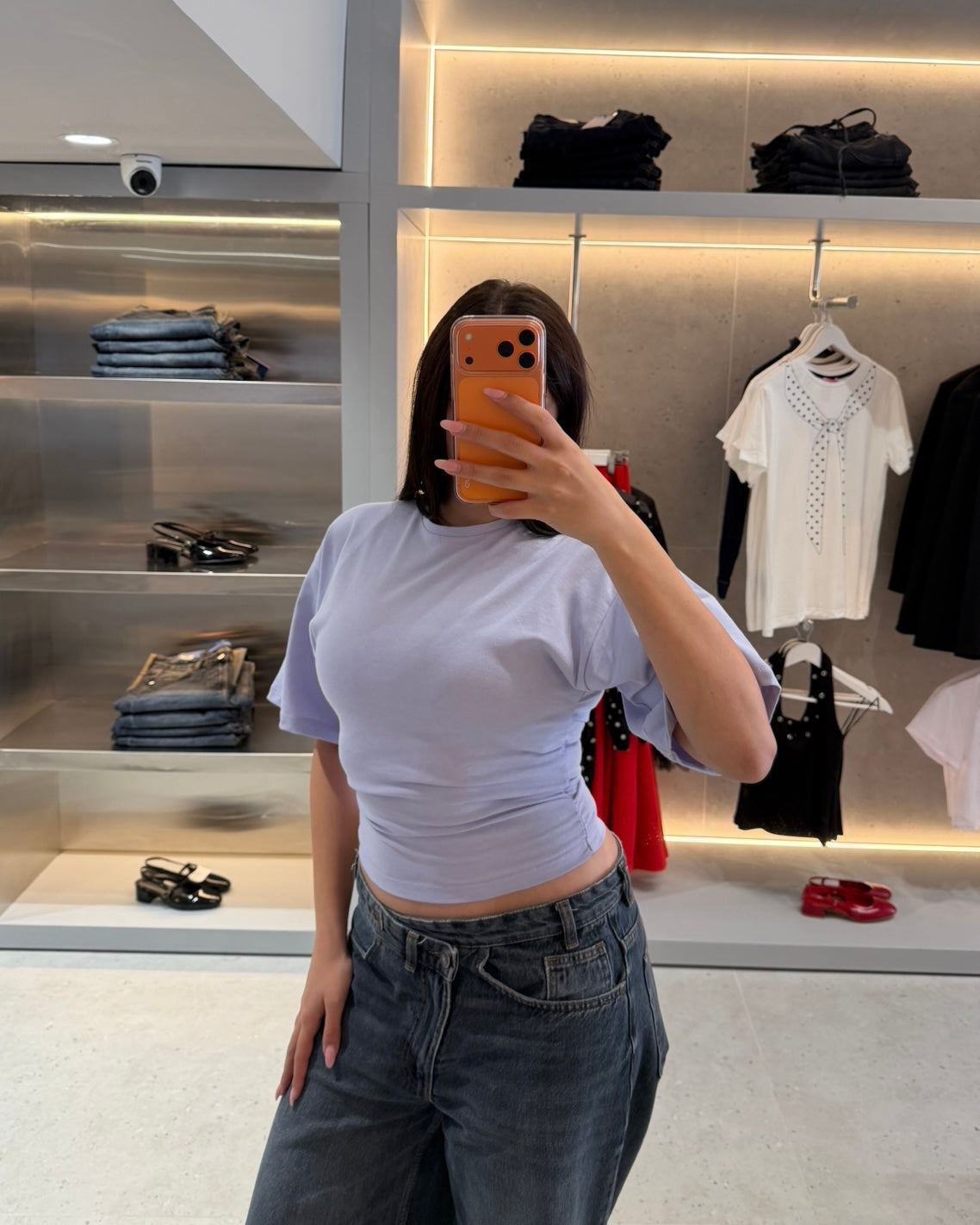 Lilac Waisted T-shirt