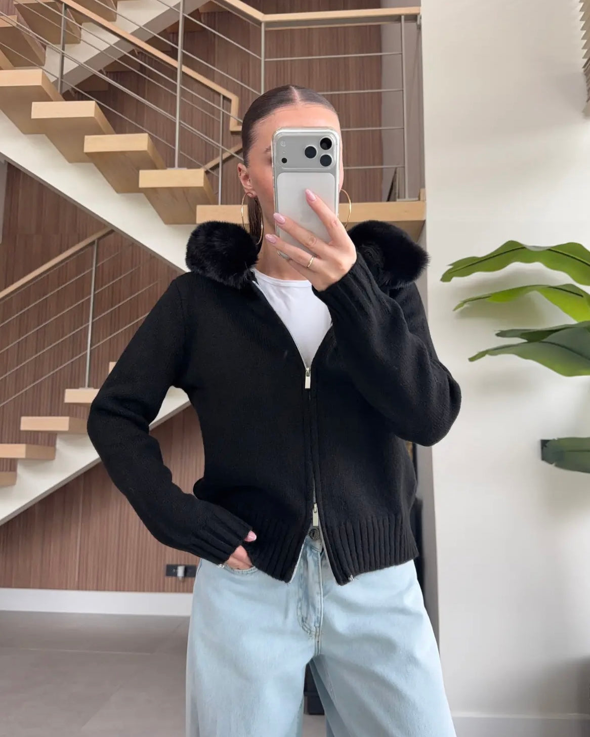 Zipped Sweater