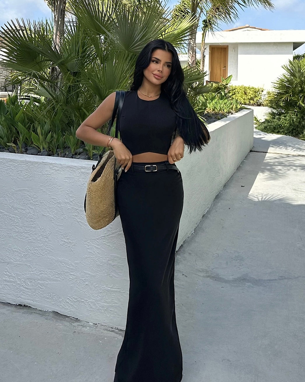 Black Set (Skirt & Top)