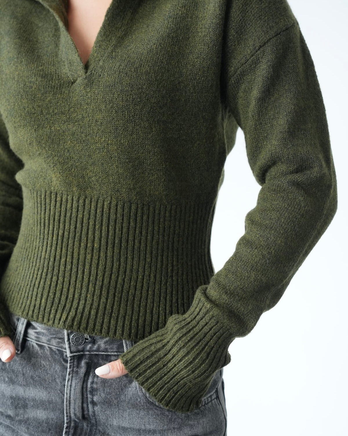 Army Green Sweater