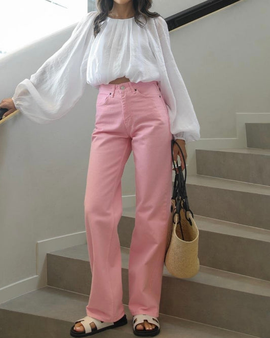 Baby Pink Jeans