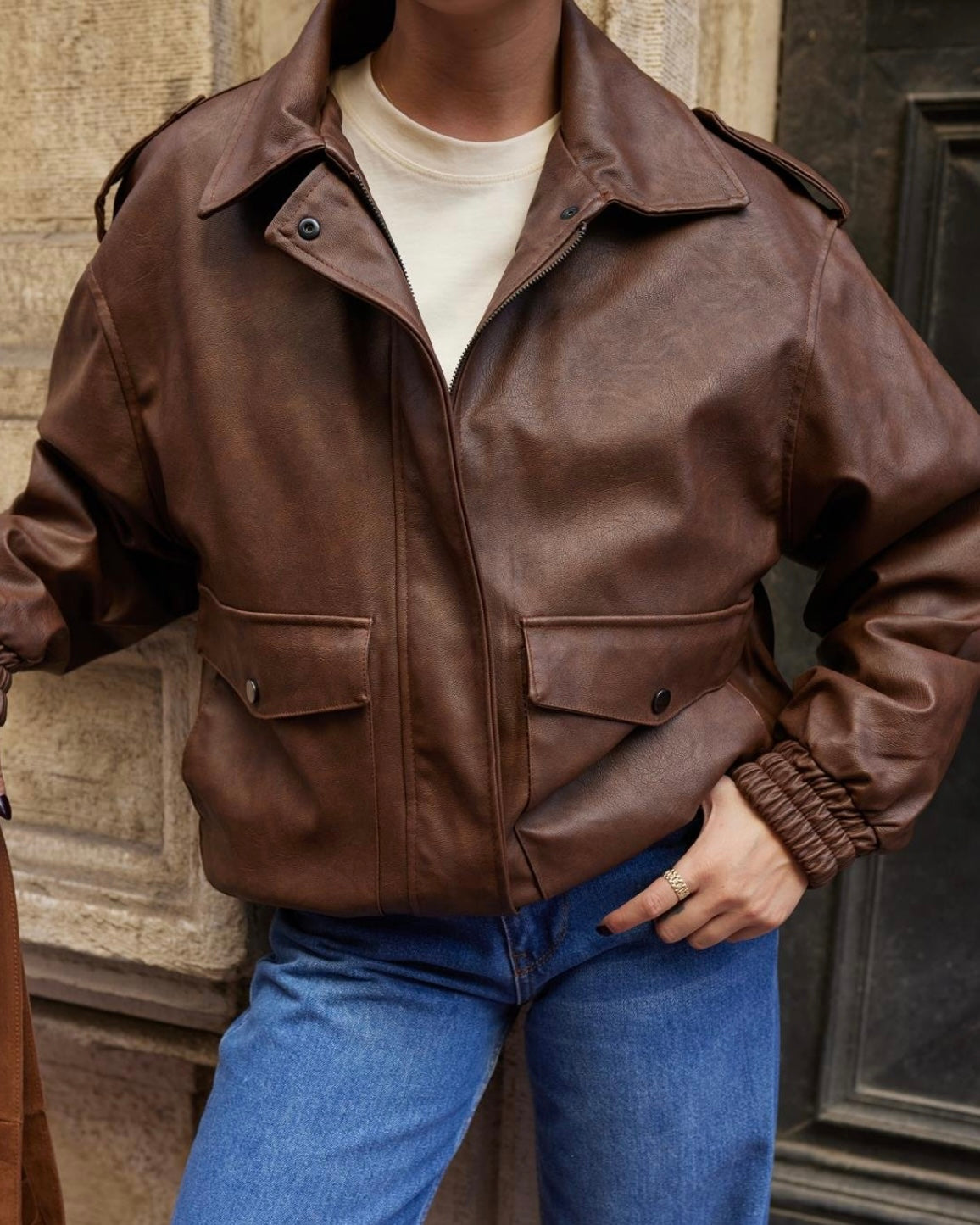 Brown Leather Jacket
