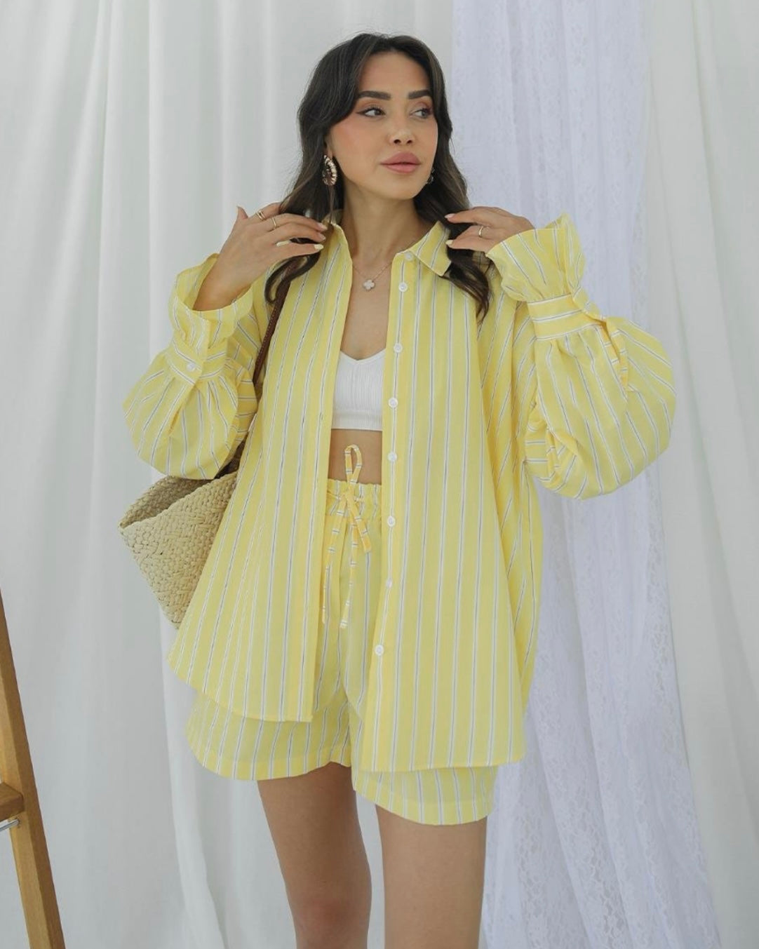 Yellow Striped Set