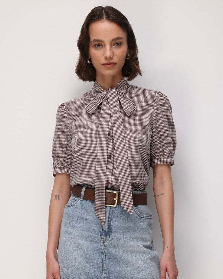 Brown Blouse