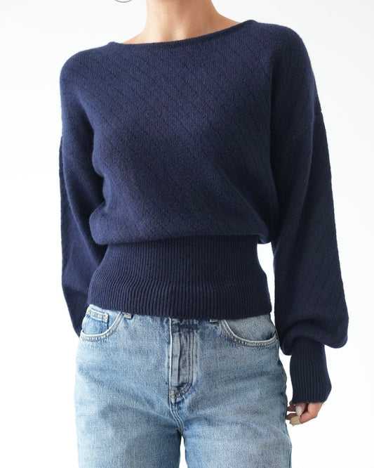 Navy Sweater