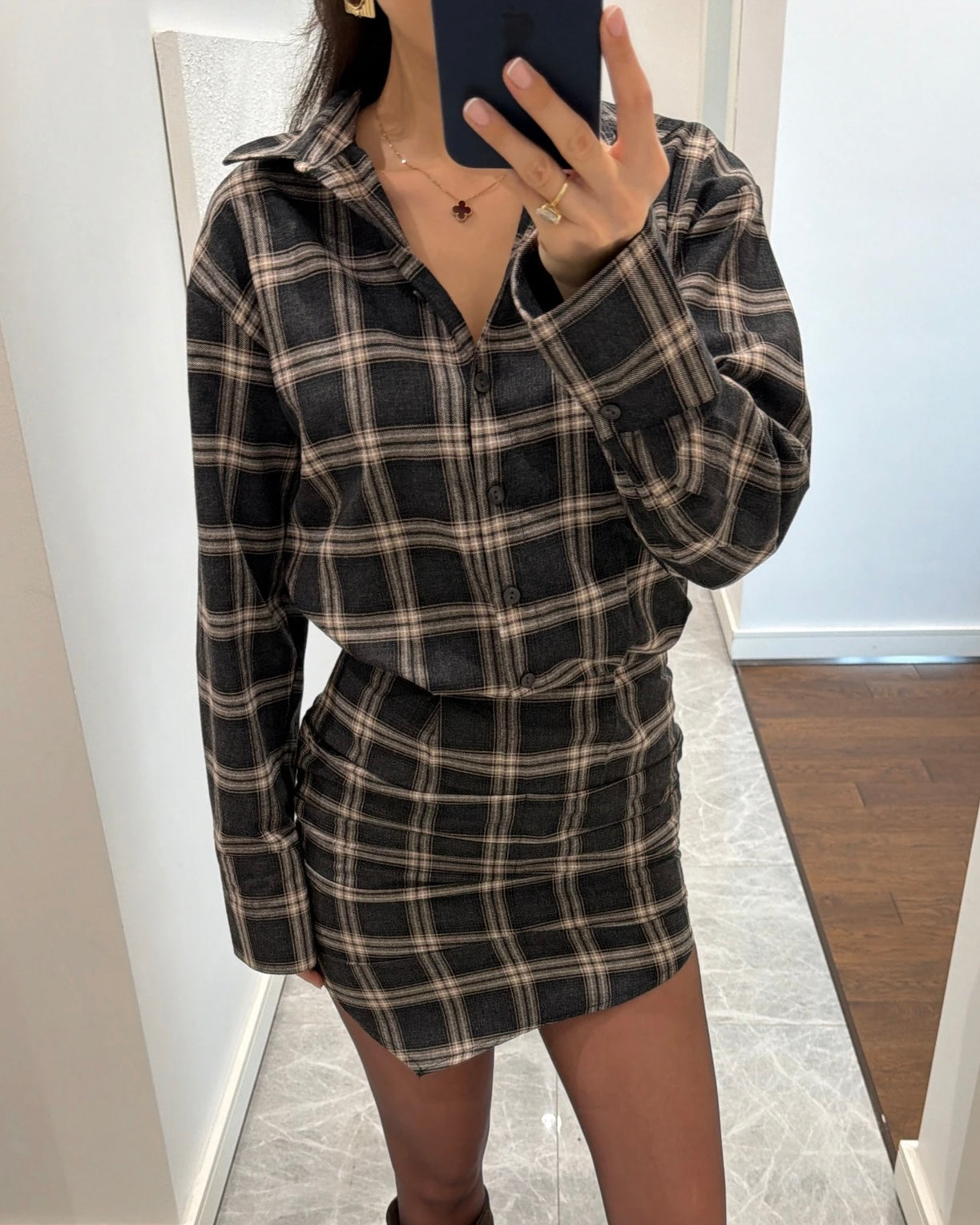 Checkered Dress