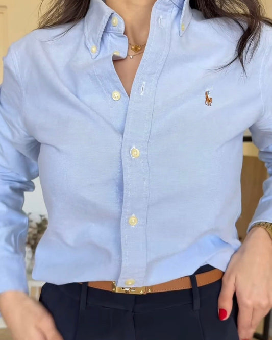 Blue Polo Buttoned Shirt
