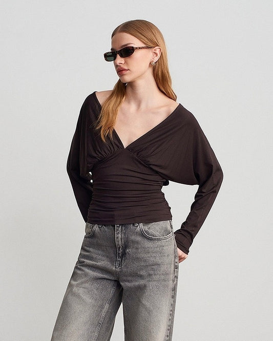 Brown Blouse