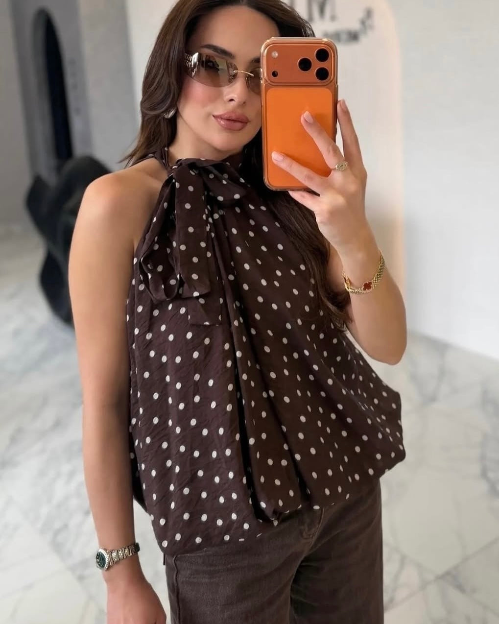 Polka Dot Top