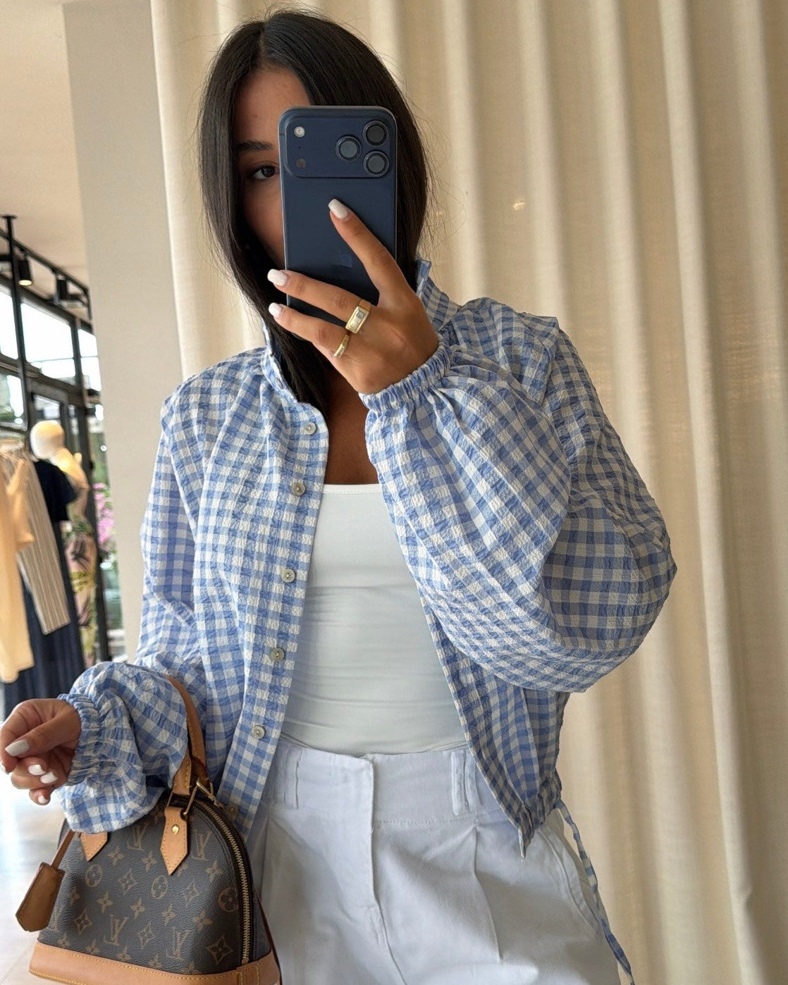 Blue Checkered Jacket