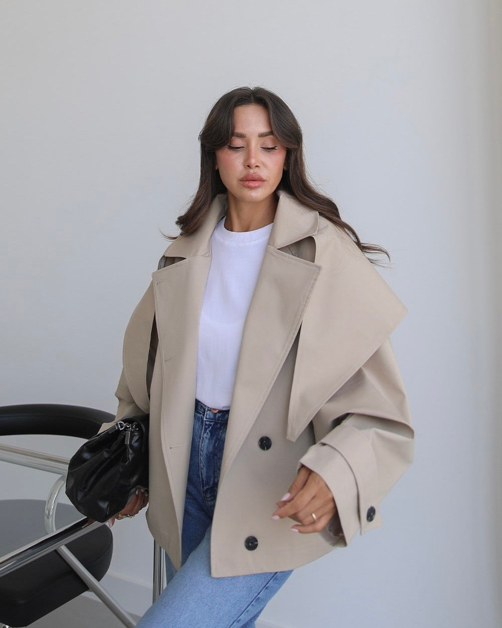 Beige Trench Coat