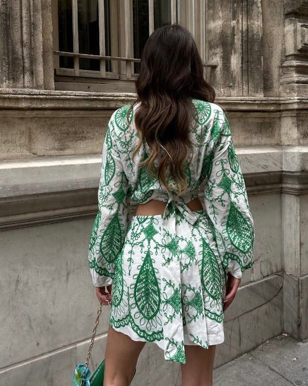 Green & White Summer Set