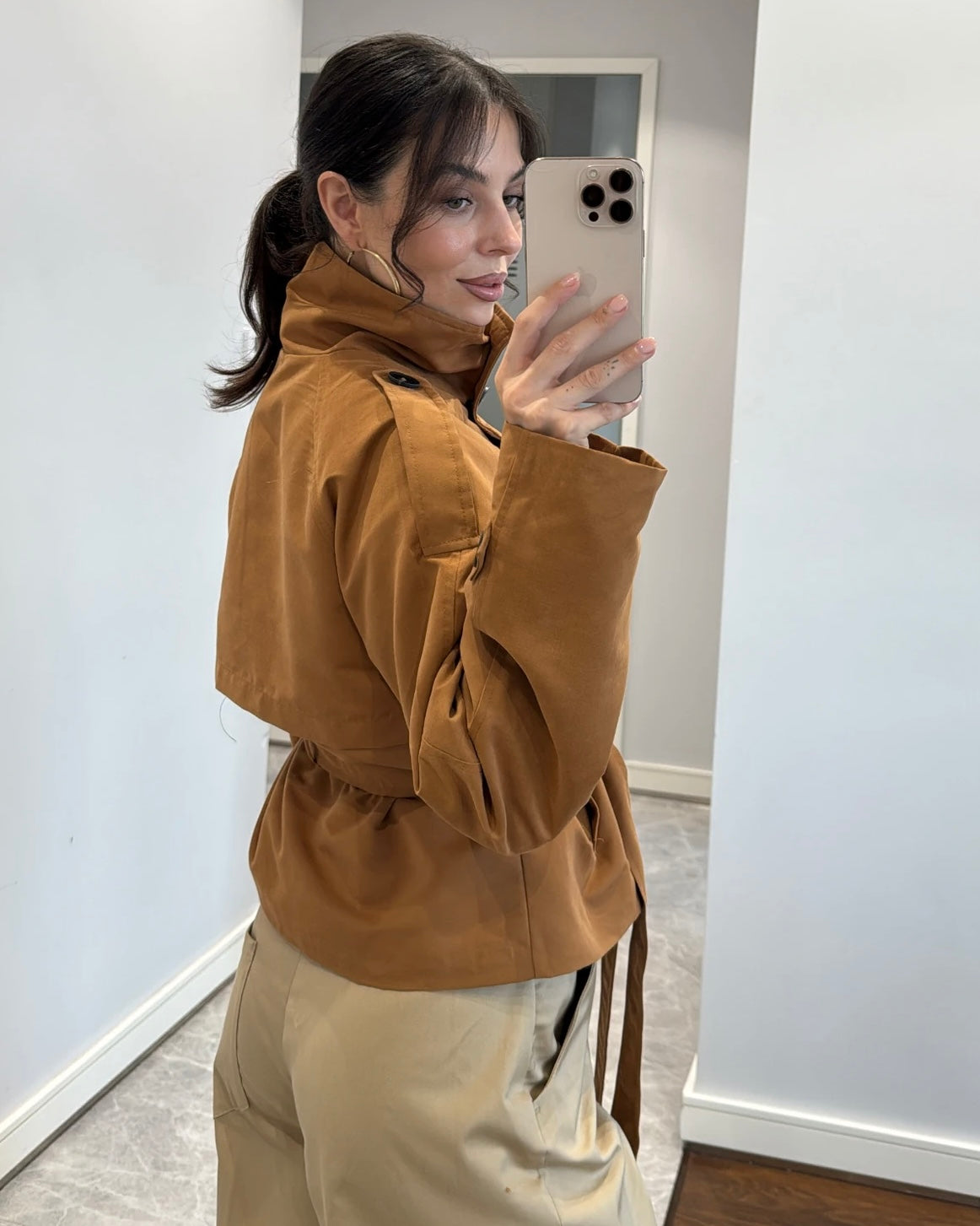 Camel Trench Coat