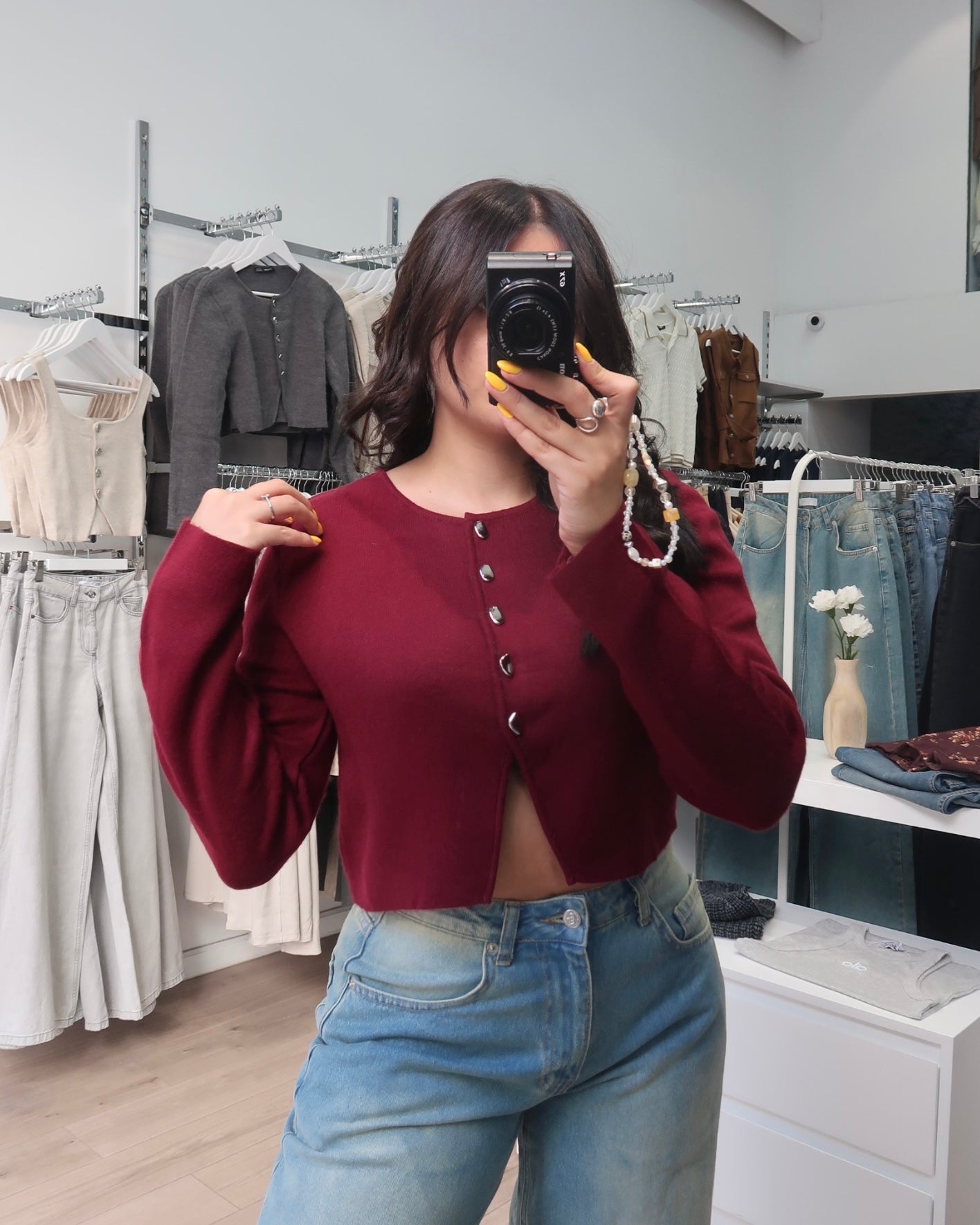 Burgundy Sweater