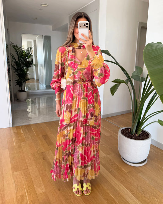 Pink Floral Dress