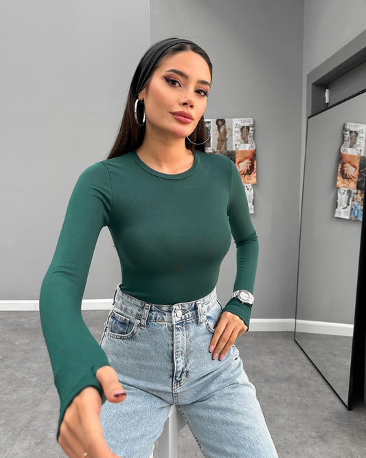 Green Oysho Basic