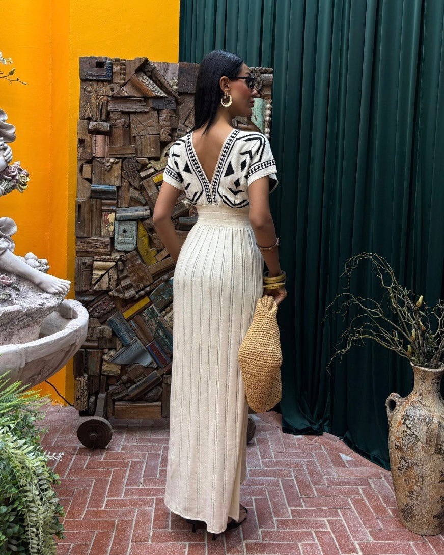 Beige Dress
