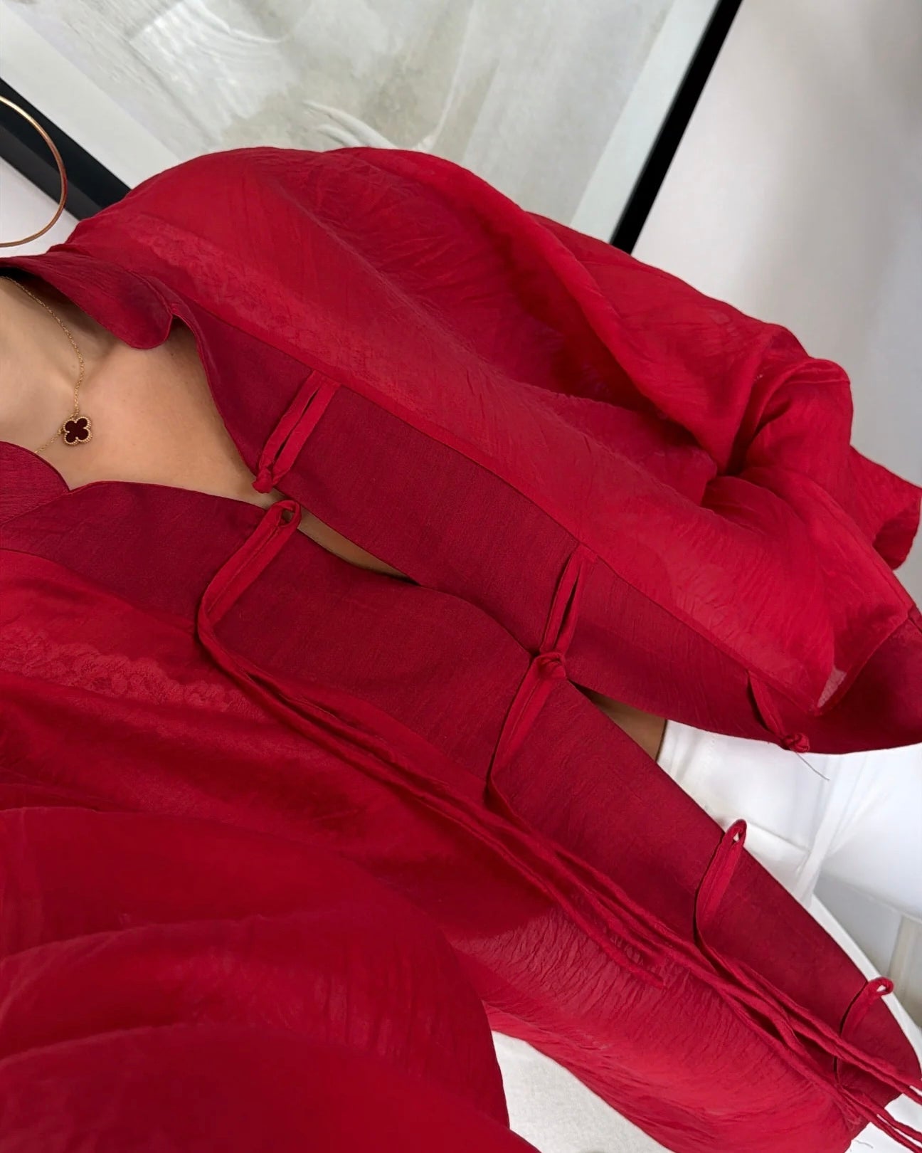 Red Blouse