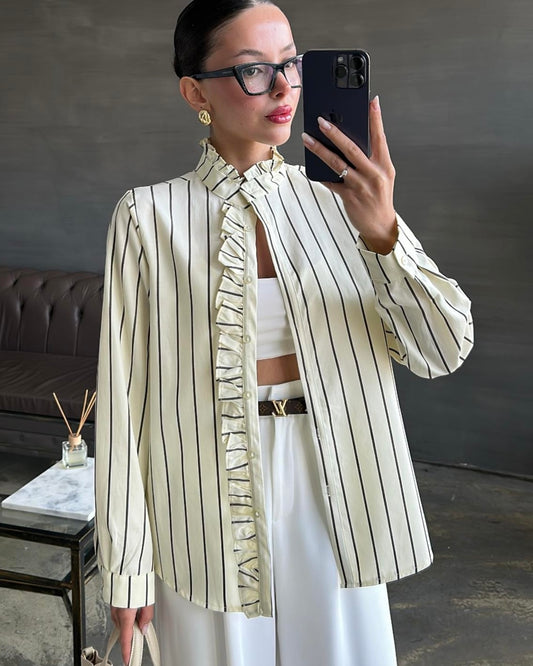Striped Yellow Shirt