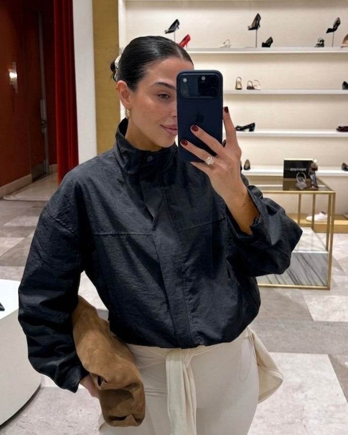Black Parachute Jacket