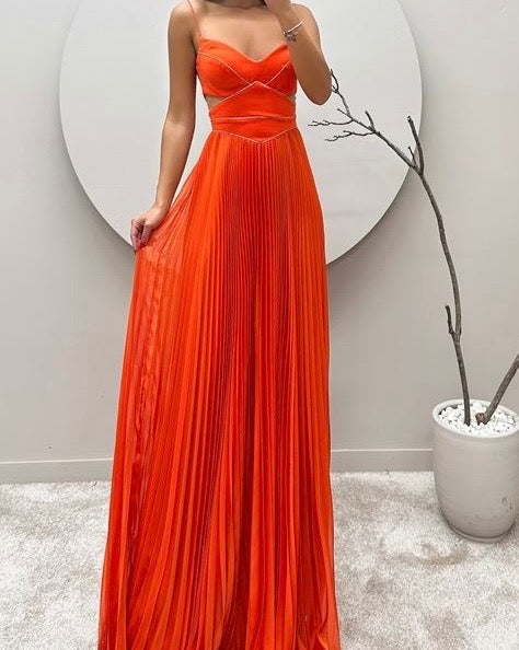Tangerine Maxi Dress