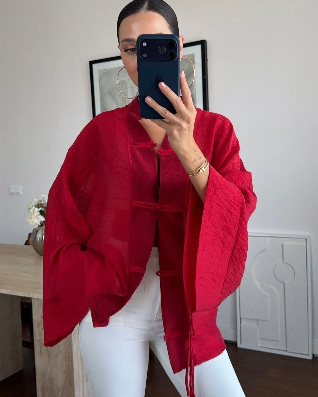 Red Blouse