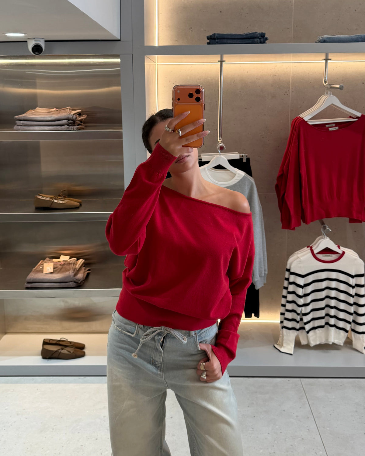 Red Off Shoulder