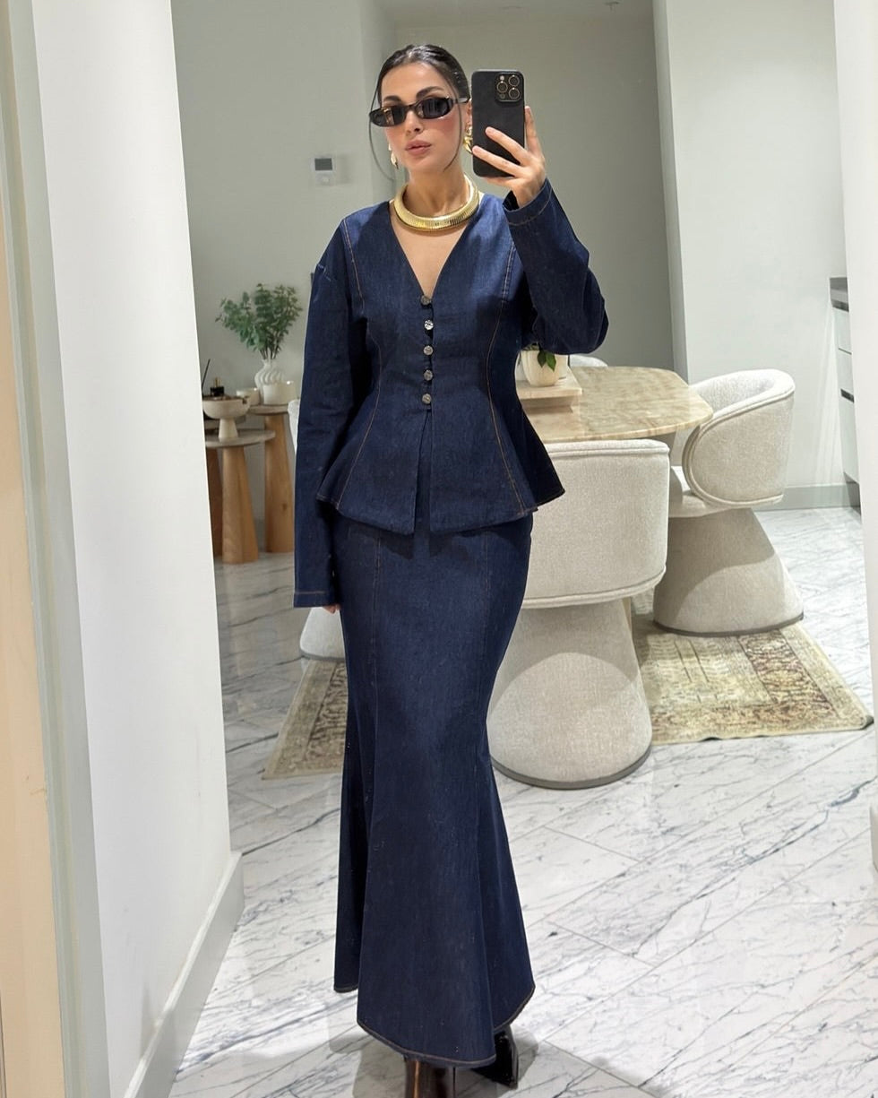 Denim Set (with skirt)