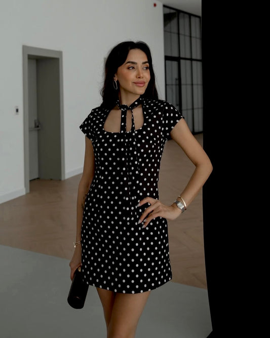 Black Polka Dot Dress