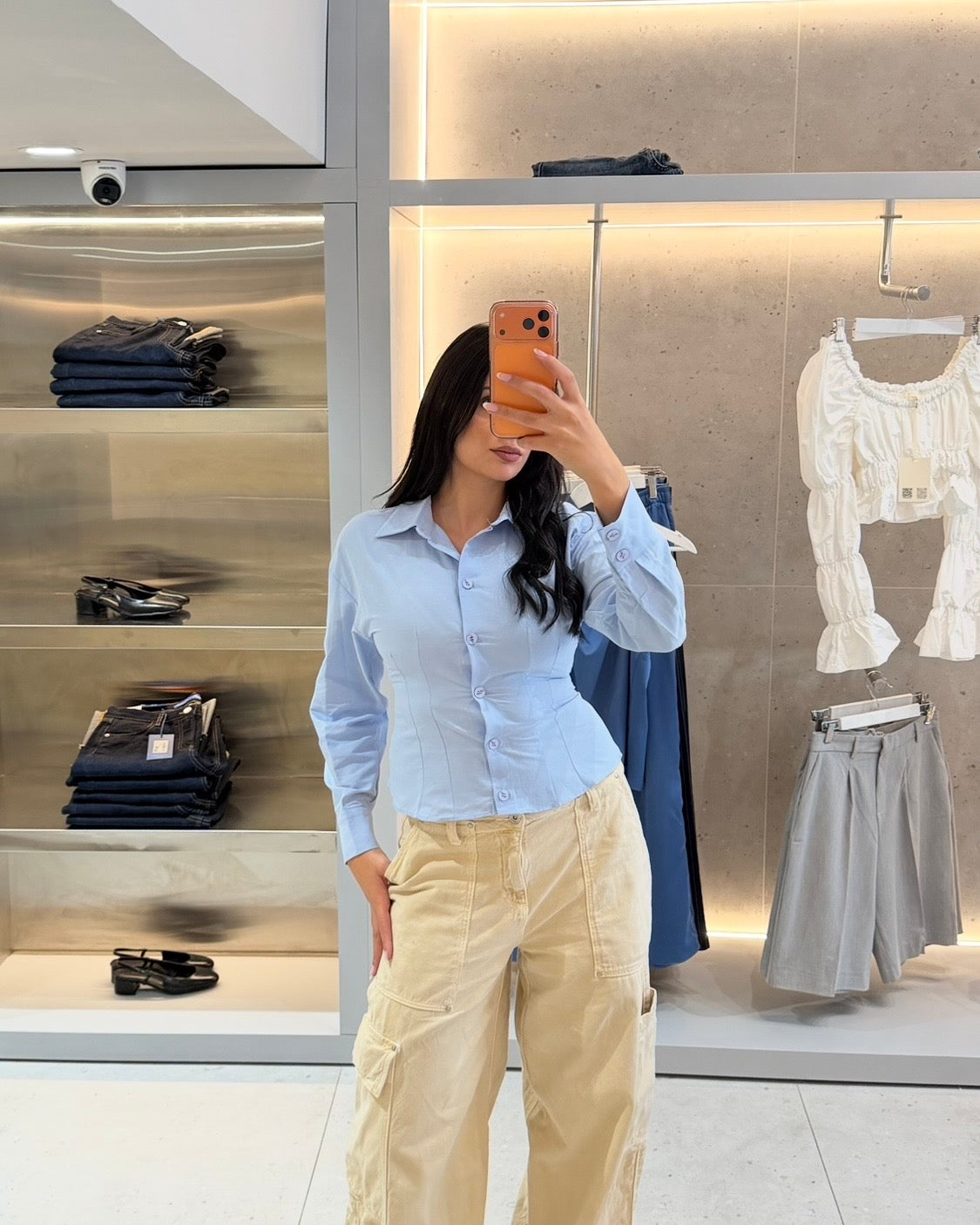 Blue Fitted Shirt
