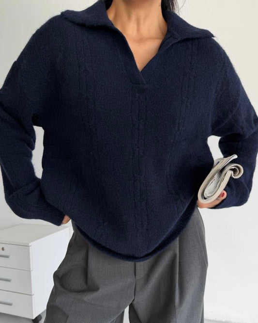 Navy Sweater