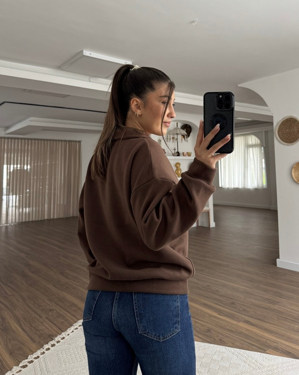 Brown Lacoste Sweater