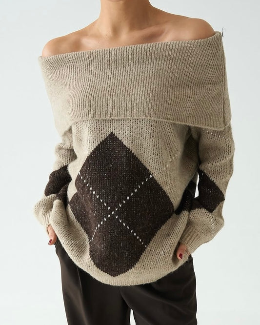 Off Shoulder Sweater