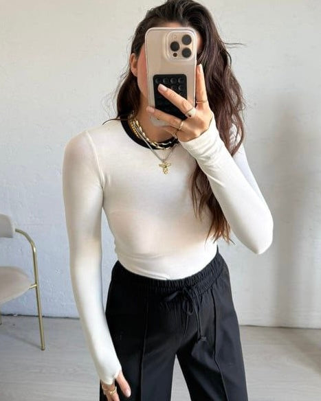 Off White Oysho Long Sleeve