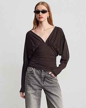 Brown Blouse