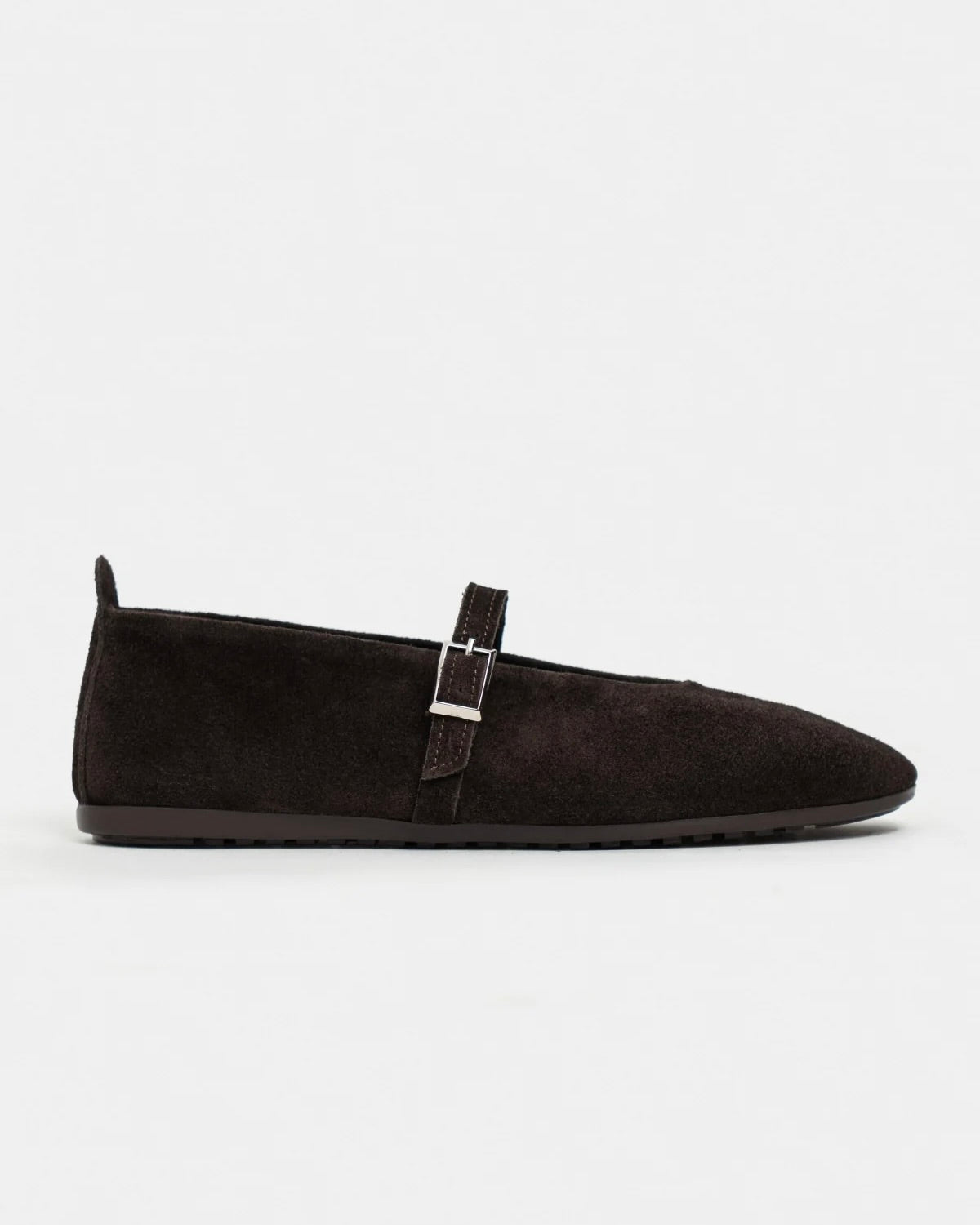 Brown Suede Flats