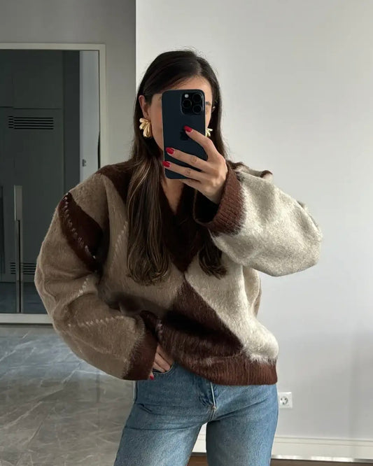 Checkered Sweater