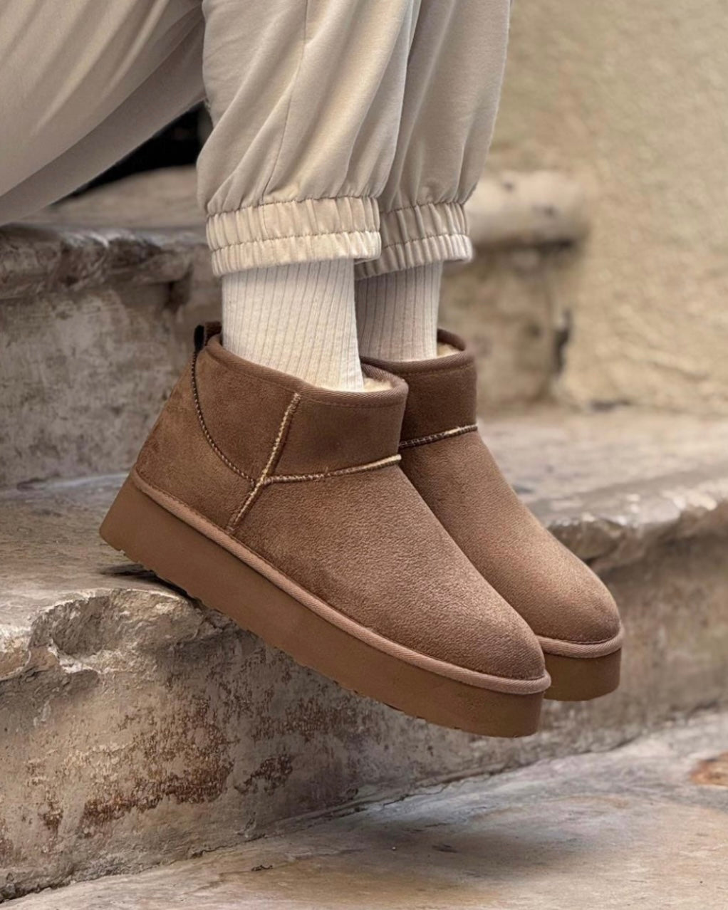 Dark Beige Uggs