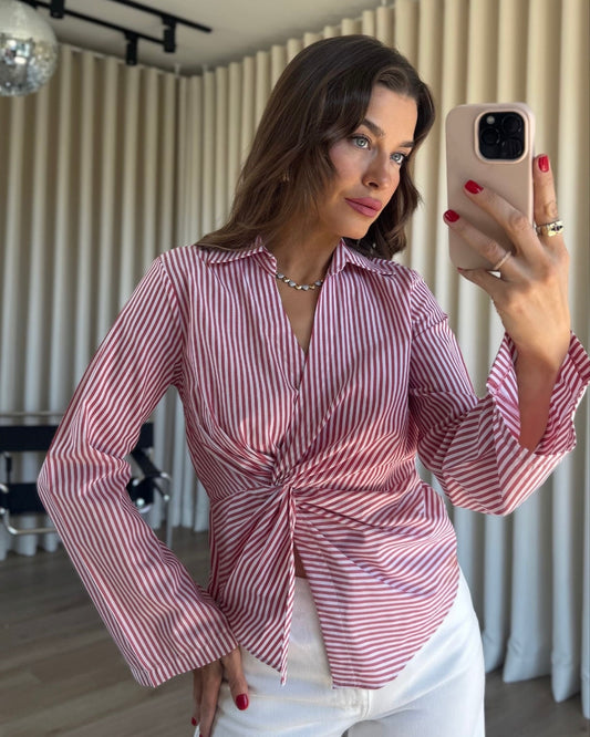 Red Striped Shirt