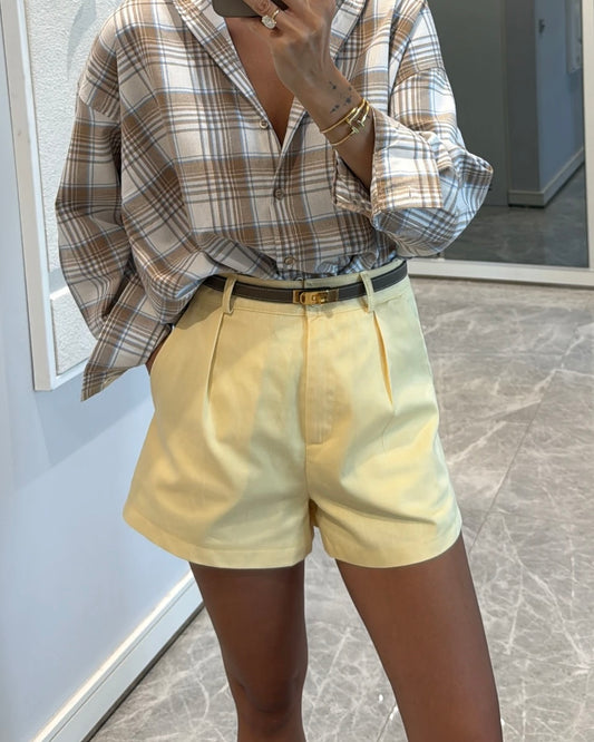 Butter Yellow Shorts