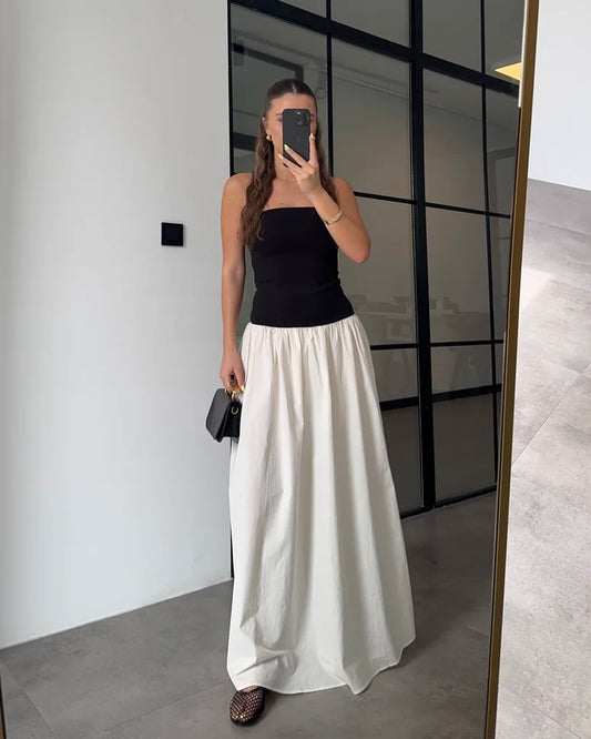 Double Color Dress