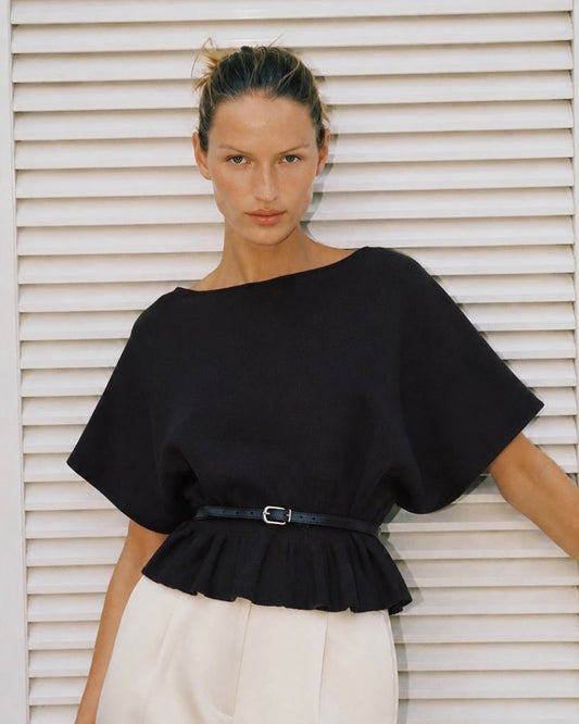 Black Top with Belt