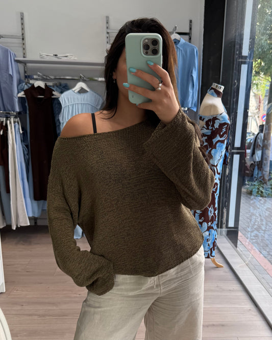 Army Green Sweater