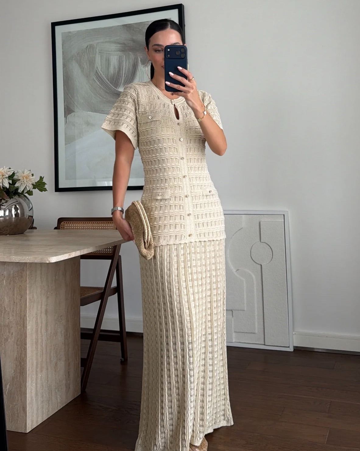 Beige Sandro Dress