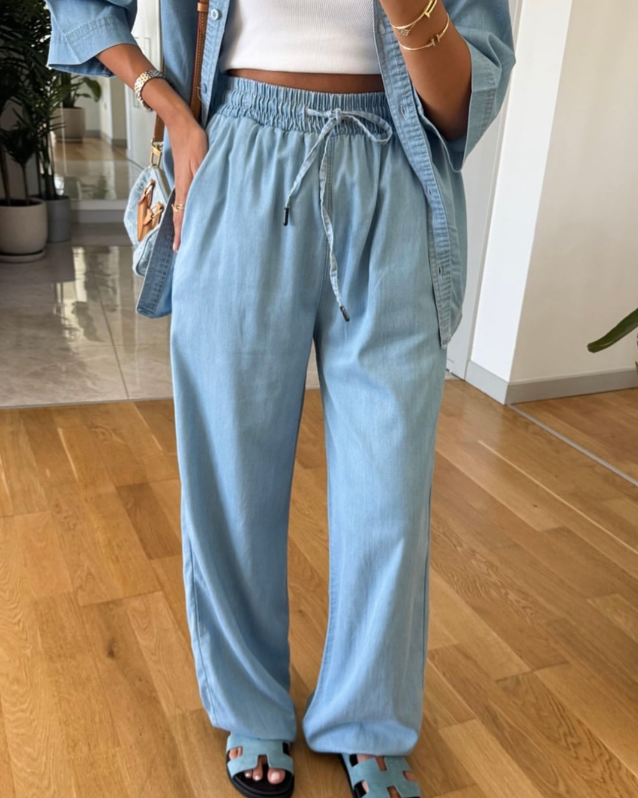 Light Blue Denim Set