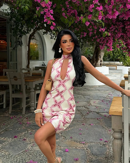 Pink Detail Dress