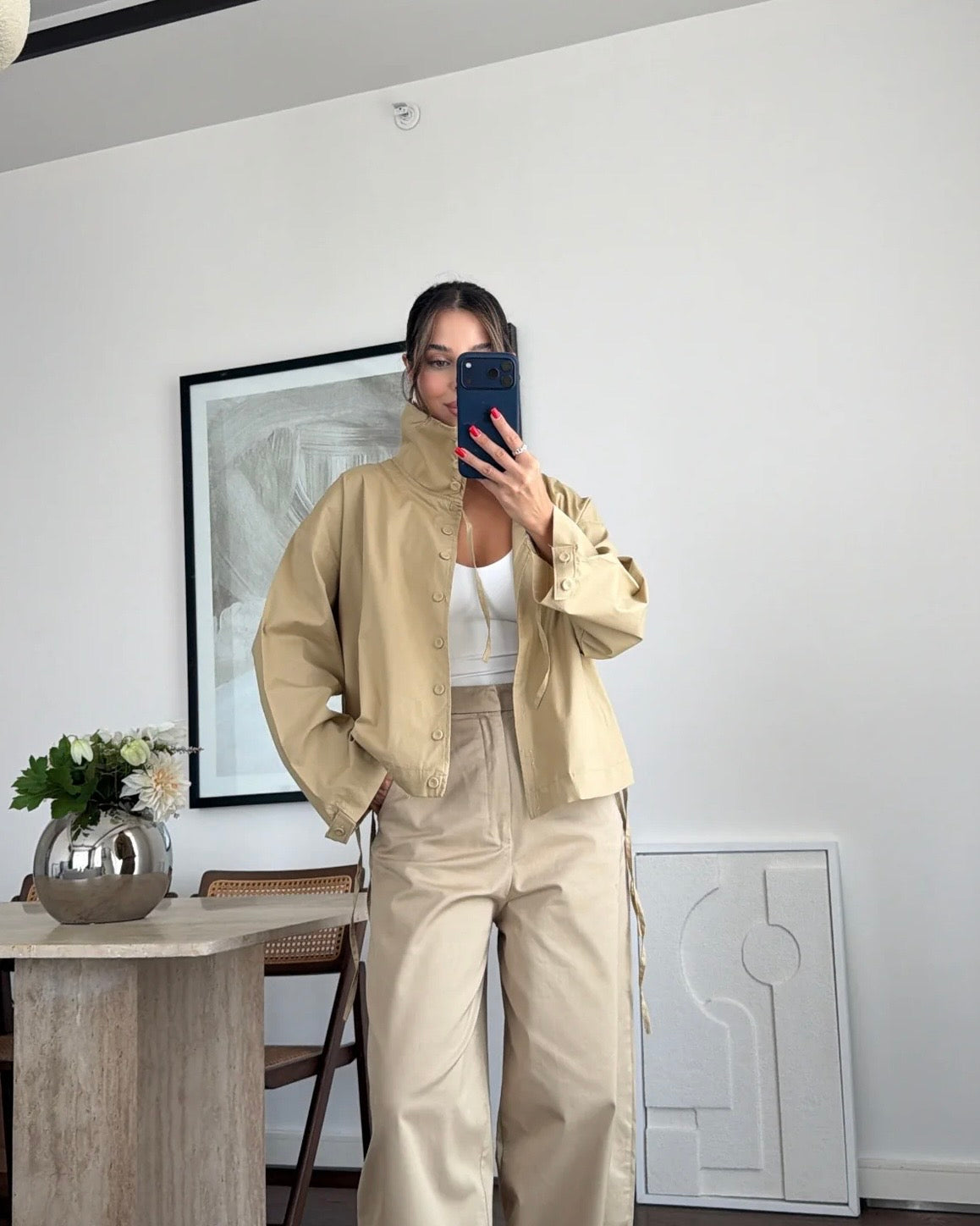 Beige Light Jacket