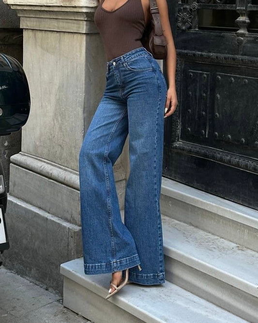 Dark Flared Jeans