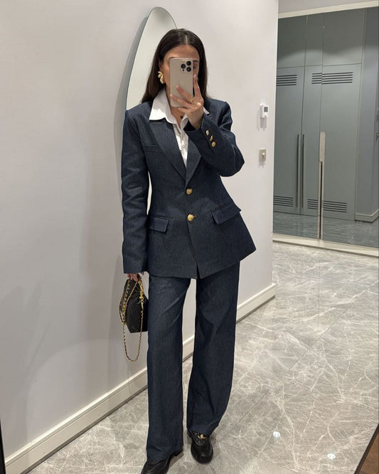 Trendy Denim Set