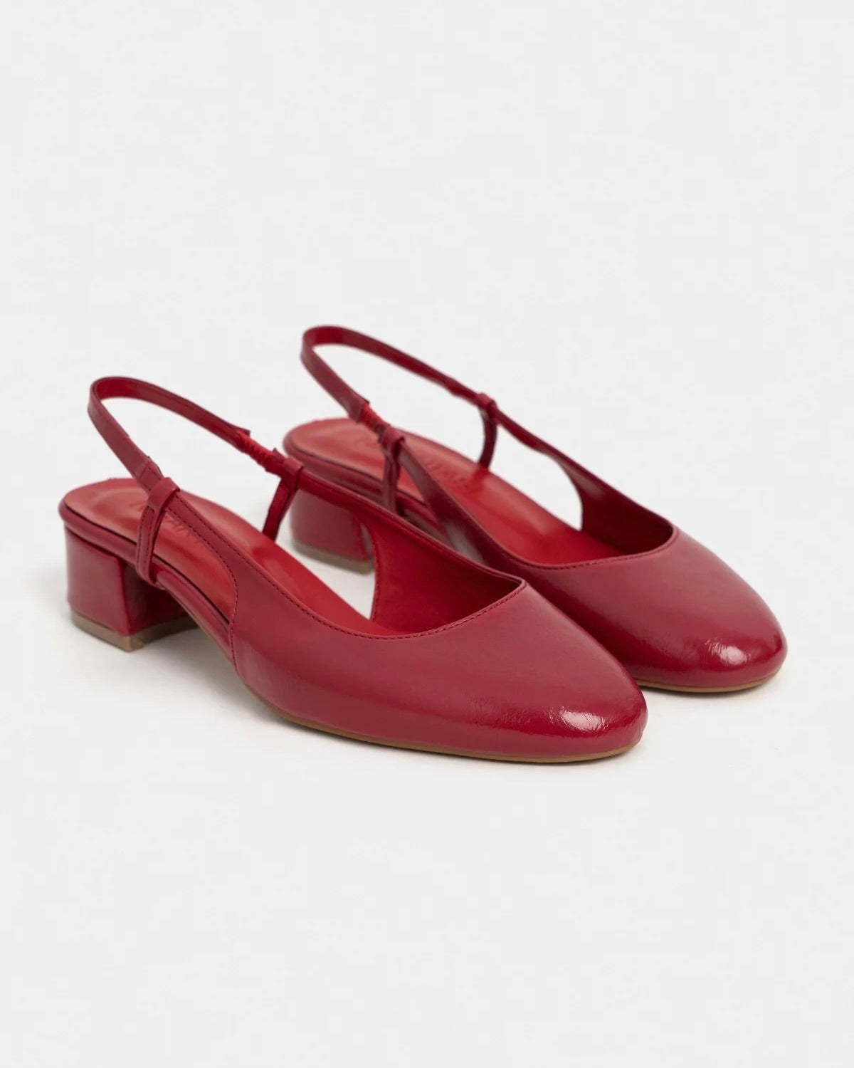 Red Low Heels